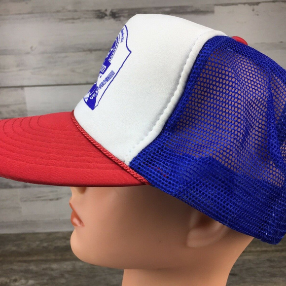 Vtg Nissun Pabst Blue Ribbon Trucker Hat Baseball - Picture 2 of 6